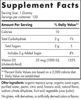Vitamin D3 Gummies Sport 1000 IU - 120 žvakaćih bombona