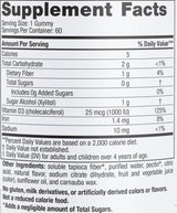 Vitamin D3 bez šećera 1000 IU - 60 guma