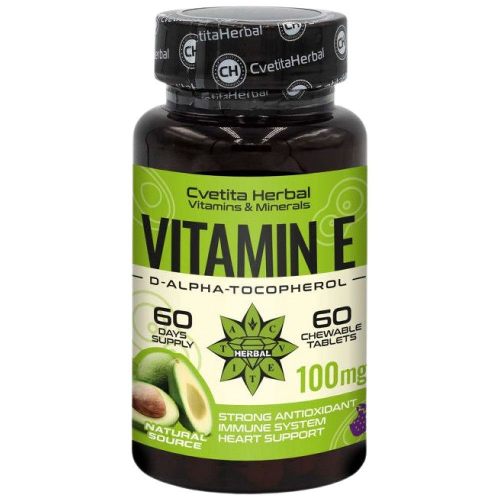 Vitamin E 100 mg - 60 tableta za žvakanje