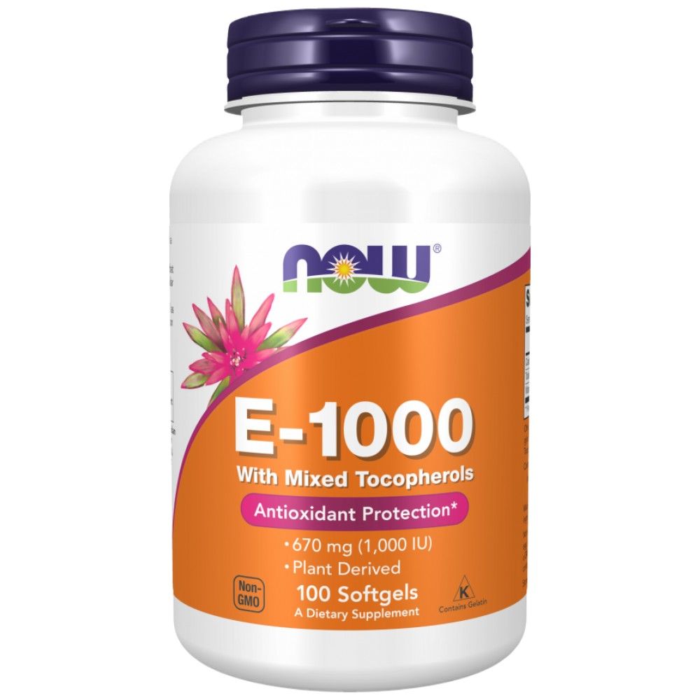 Vitamin E-1000 Natural - 100 gel kapsula