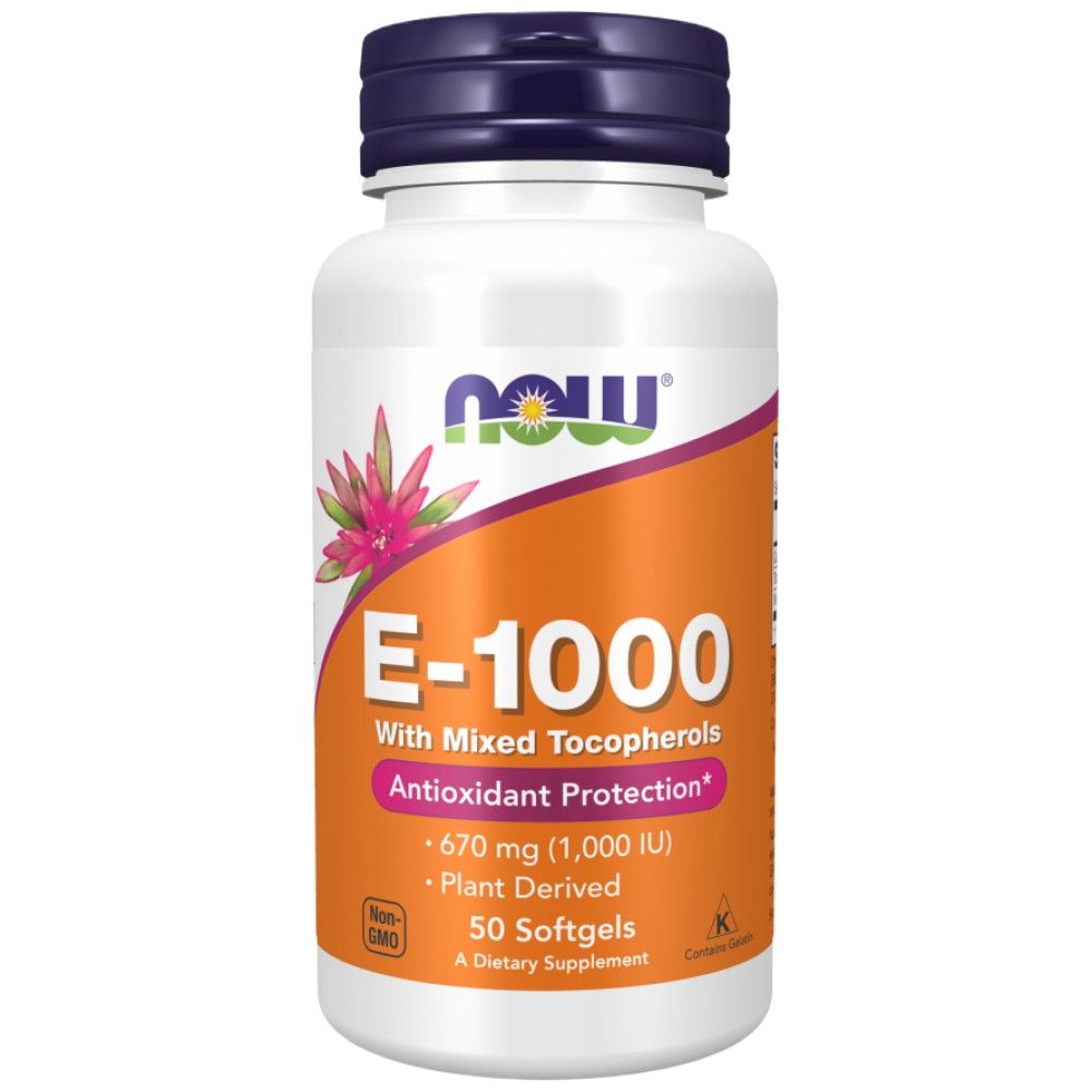 Vitamin E-1000 Natural - 50 gel kapsula