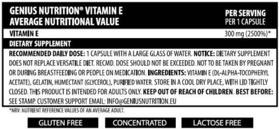 Vitamin E - 60 kapsula