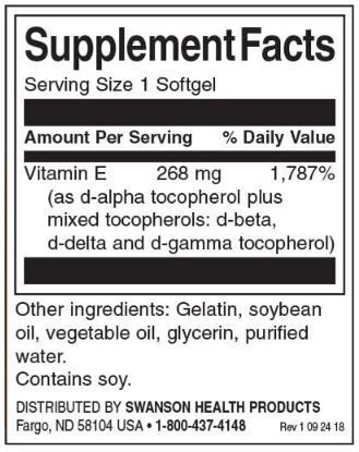 Vitamin E Miješani 400 IU - 100 gel kapsula