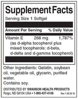 Vitamin E Miješani 400 IU - 100 gel kapsula