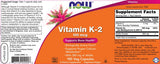 Vitamin K-2 100 mcg - 250 kapsula