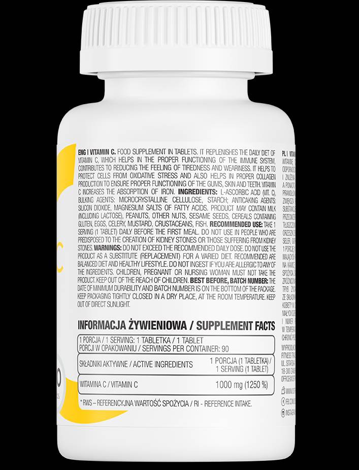 Vitamin C 1000 mg - 90 tableta