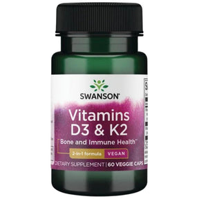 Vitamins D3 and K2 60 capsules - Nutra Best Europe