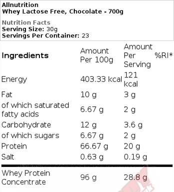 Sirutka | Protein bez laktoze - 700 grama