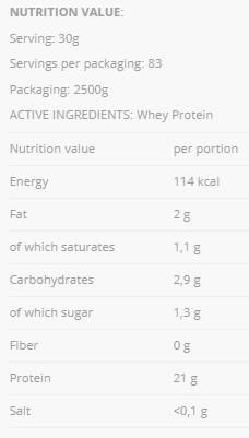 Whey Protein - 2270 grama /KUVERTA/