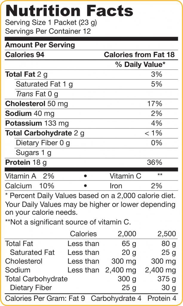 Protein sirutke - bez okusa 12 x 23 grama