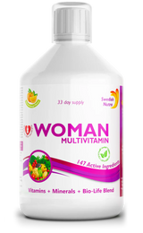 Ženski multivitamini za žene s kolagenom 1497 mg - 147 aktivnih sastojaka /500 ml/