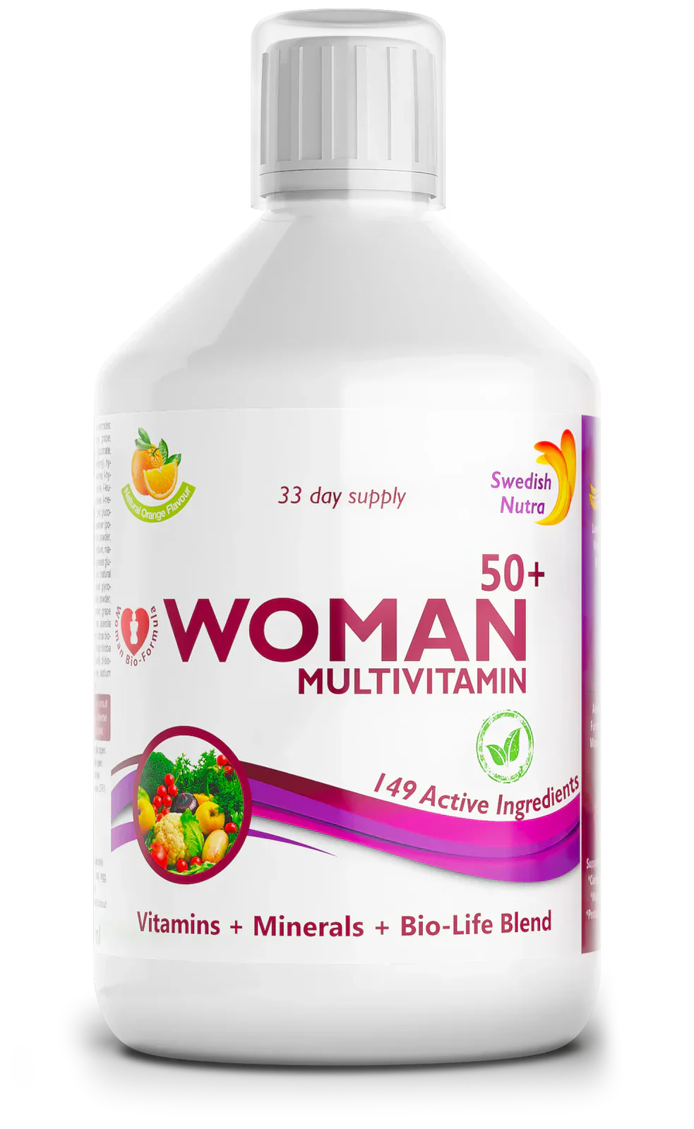 Žene 50+ multivitamini za žene s kolagenom 1497 mg - 149 aktivnih sastojaka /500 ml/