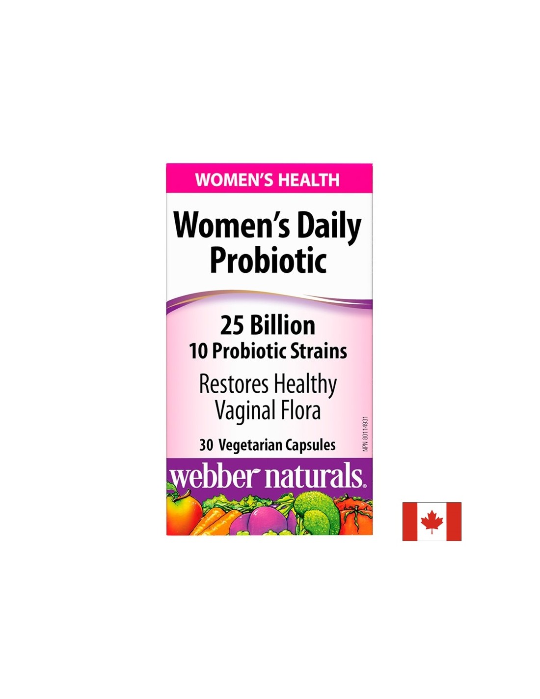 Women's Daily Probiotic - Probiotik za žene 25 milijardi aktivnih probiotika, 10 sojeva, 30 kapsula