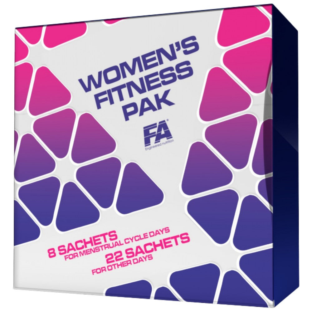 Ženski fitness paket | Potpuna multivitaminska formula za dane menstrualnog ciklusa - 22 + 8 paketića