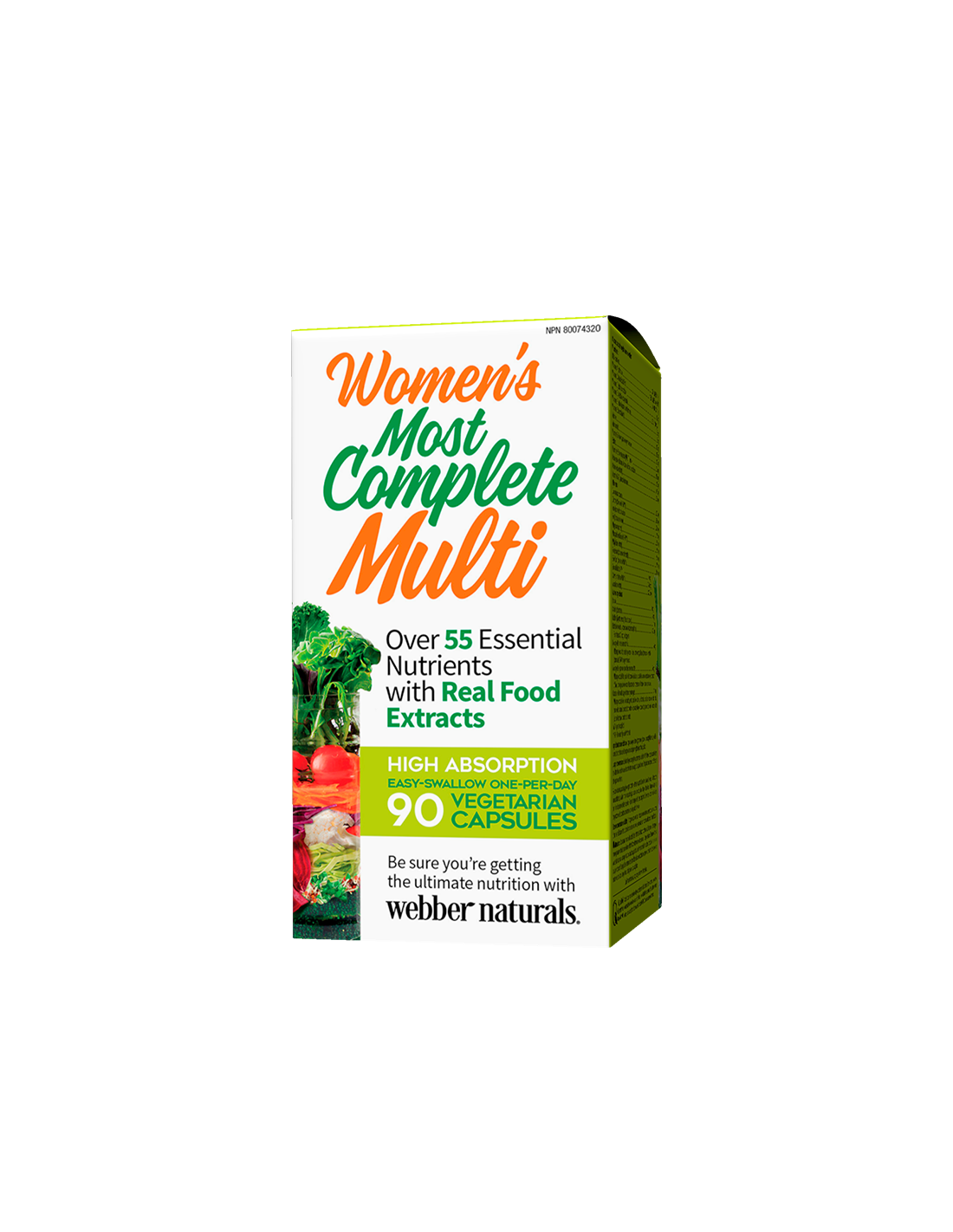 Multivitamini za žene - Najkompletniji multivitamin za žene, 90 V kapsula <tc>Webber Naturals</tc>