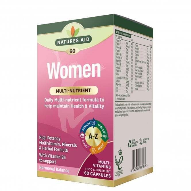 Ženski multivitamini & Minerali 60 kapsula NaturesAid