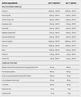 Ženski multivitamin | s peptidima ribljeg kolagena, hijaluronskom kiselinom, CoQ10, L-karnitinom, CLA & Zeleni čaj - 90 kapsula