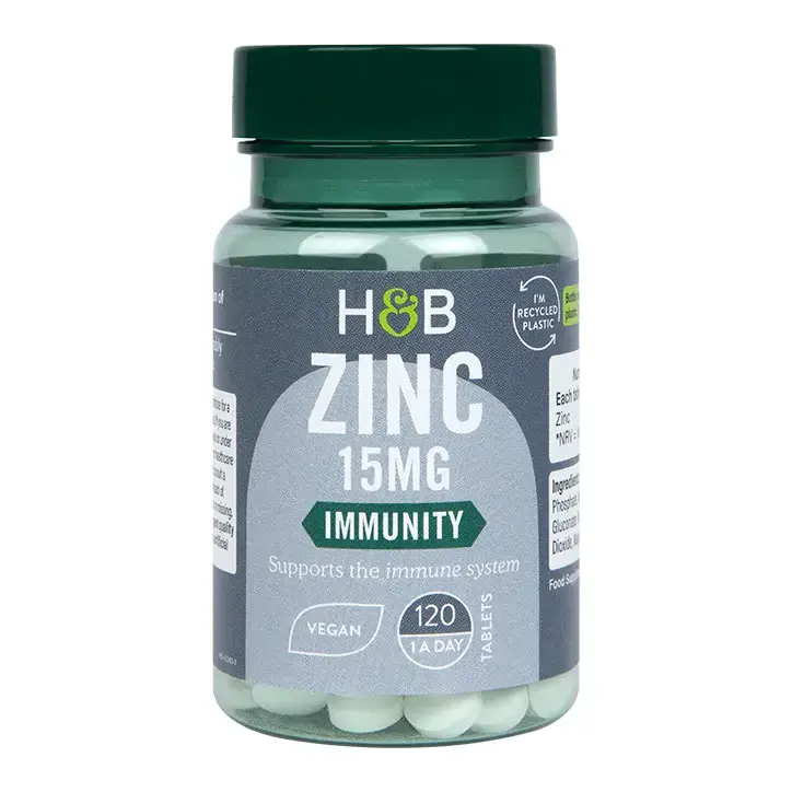 Cink (ZInc) 15 mg 120 veganskih tableta NIZOZEMSKA & BARRETT