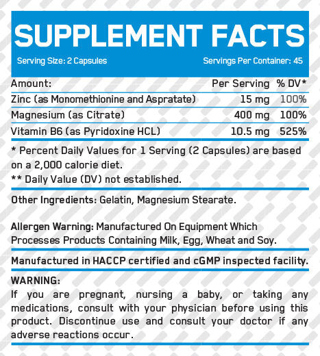ZMA/90 kaps