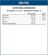 ZMA-Pro | s KSM-66® Ashwagandha ekstraktom - 60 kapsula