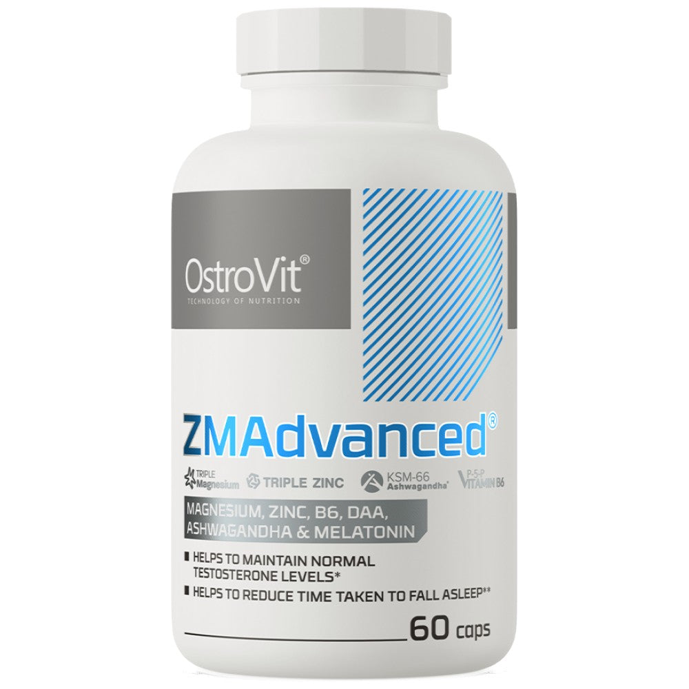ZMAAdvanced Caps | DAA, Ashwagandha i melatonin 60 kapsula