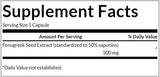 Fenugreek ekstrakt 500 mg - 90 kapsula
