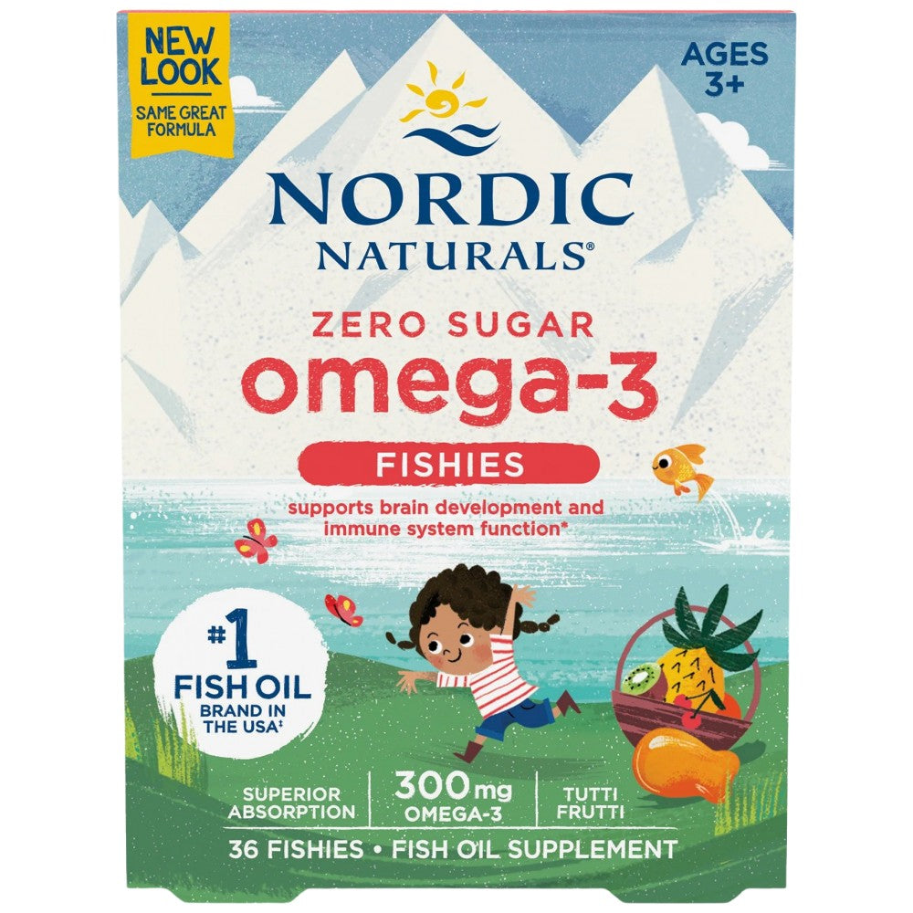 Bez šećera Omega-3 ribice 300 mg - 36 gel kapsula za žvakanje
