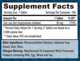 Cink bisglicinat 30 mg/100 tab