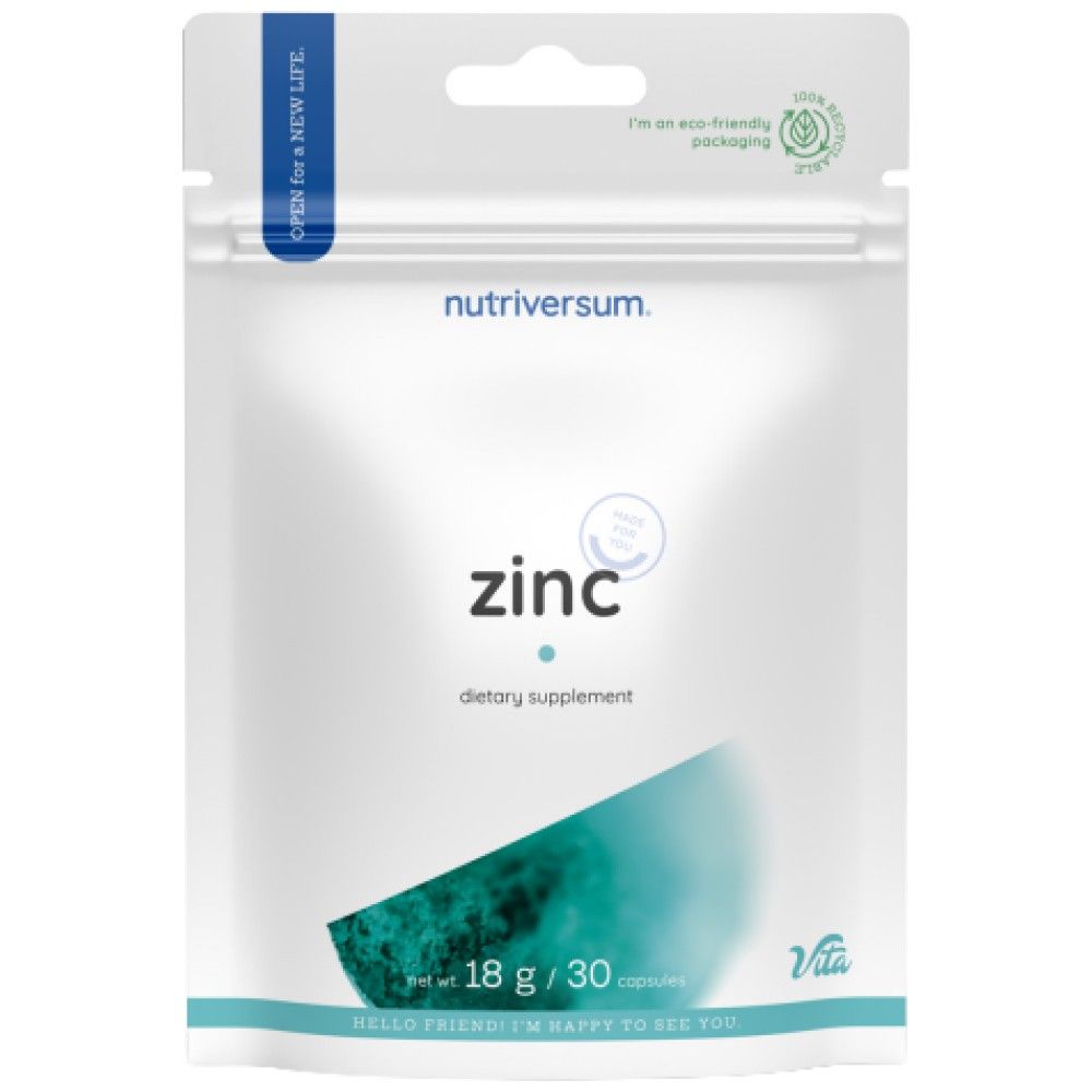 Cinkove kapice | 25 mg cinkovog oksida - 30 kapsula