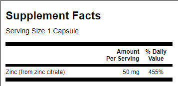 Cink citrat 50 mg./60 kapa - 0