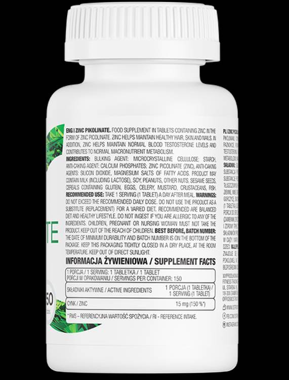 Cink pikolinat 15 mg - 150 tableta