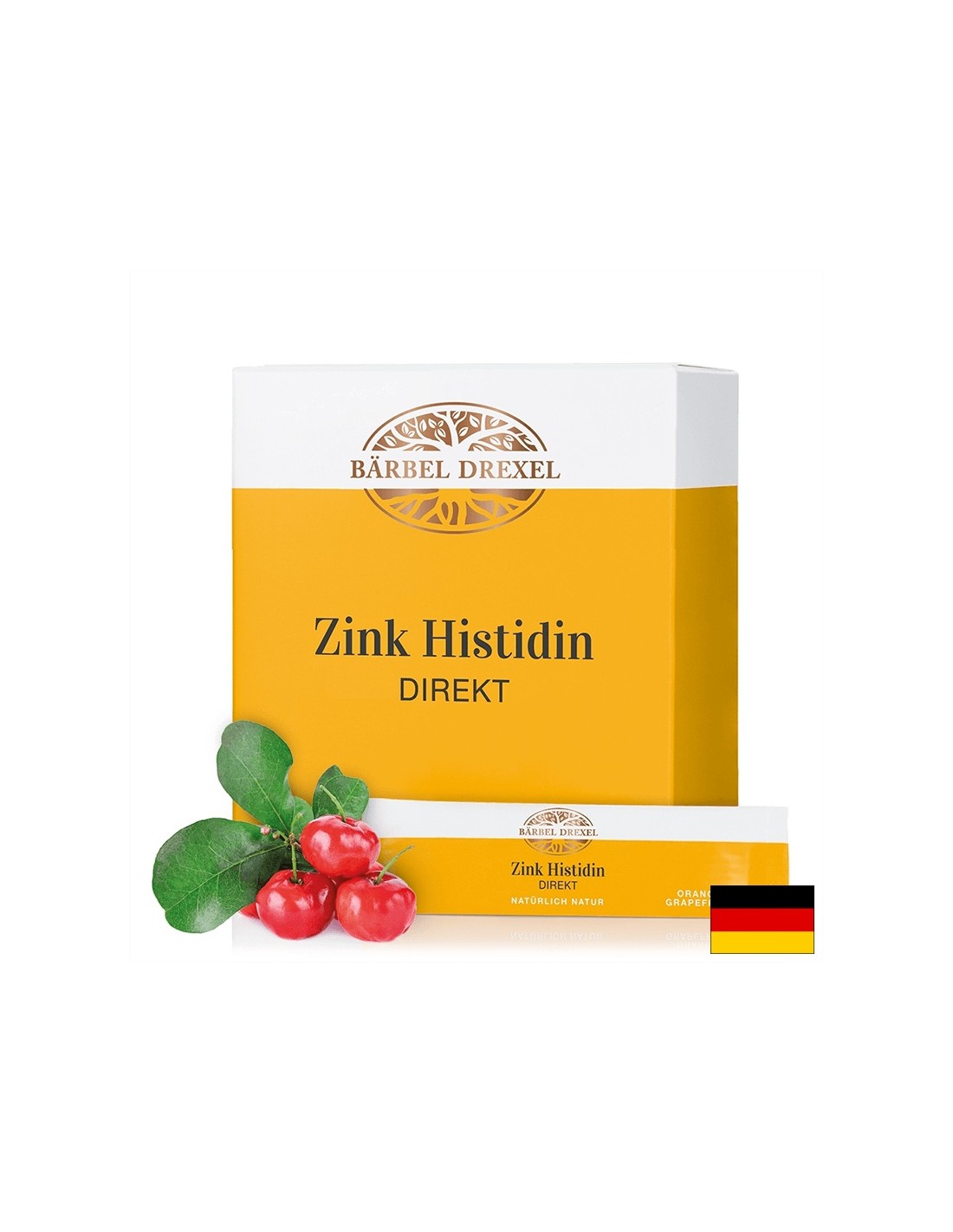 Zink Histidin DIREKT/ Cink, histidin i vitamin C, 30 vrećica x 2 g/Okus naranče i grejpa <tc>Bärbel Drexel</tc>
