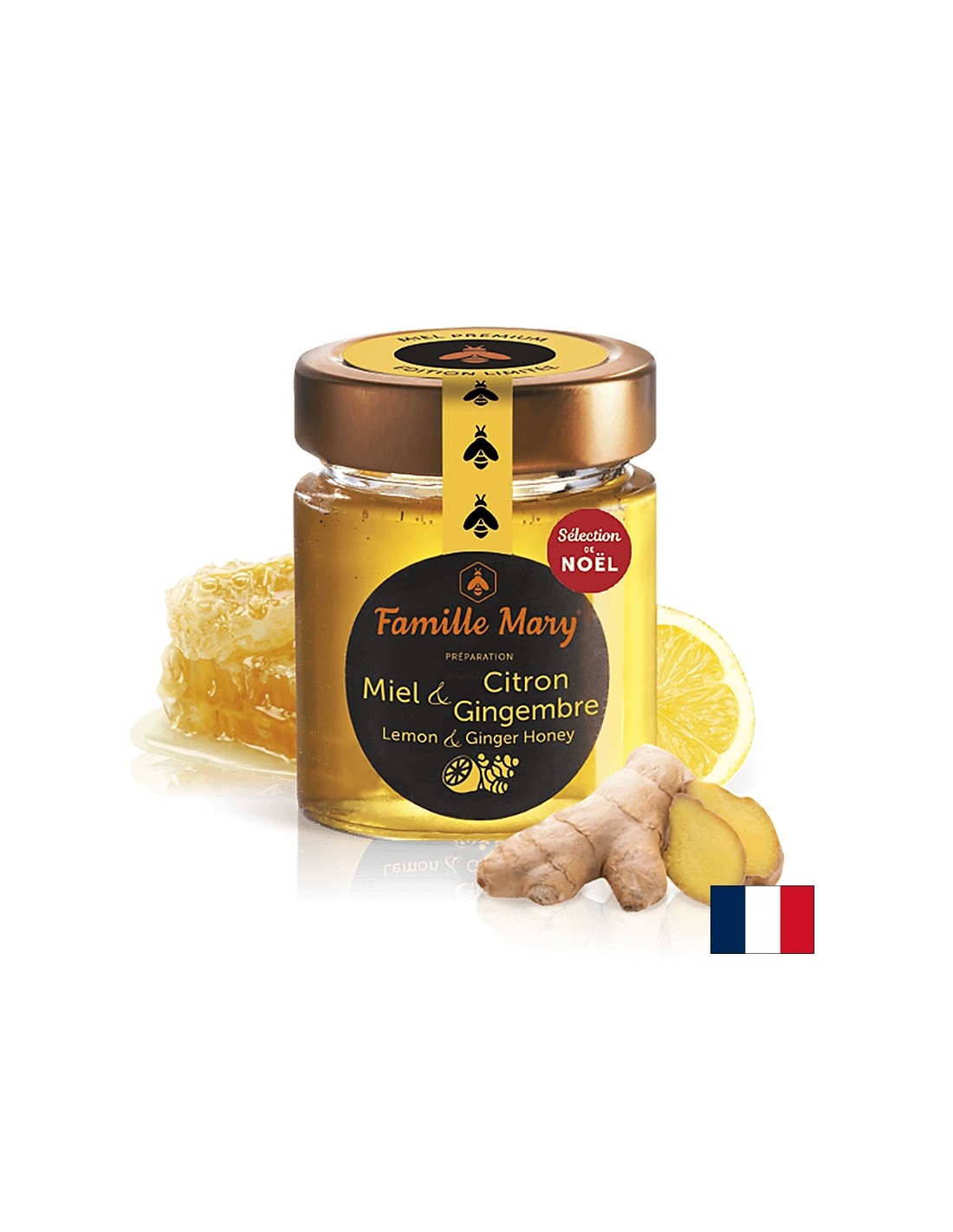 Akacija med s limunom i đumbirom, 170 g