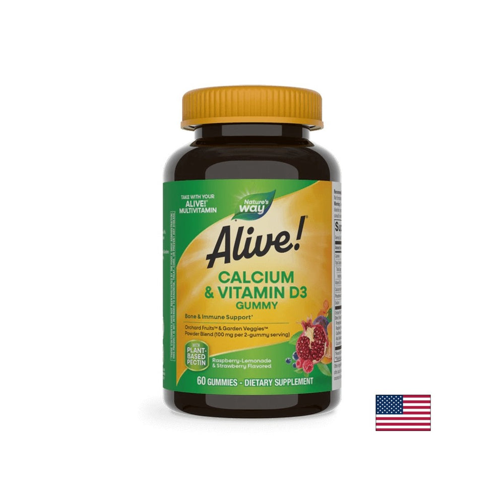 <tc>Alive</tc>! Kalcij + vitamin D3 250 mg - 60 guma