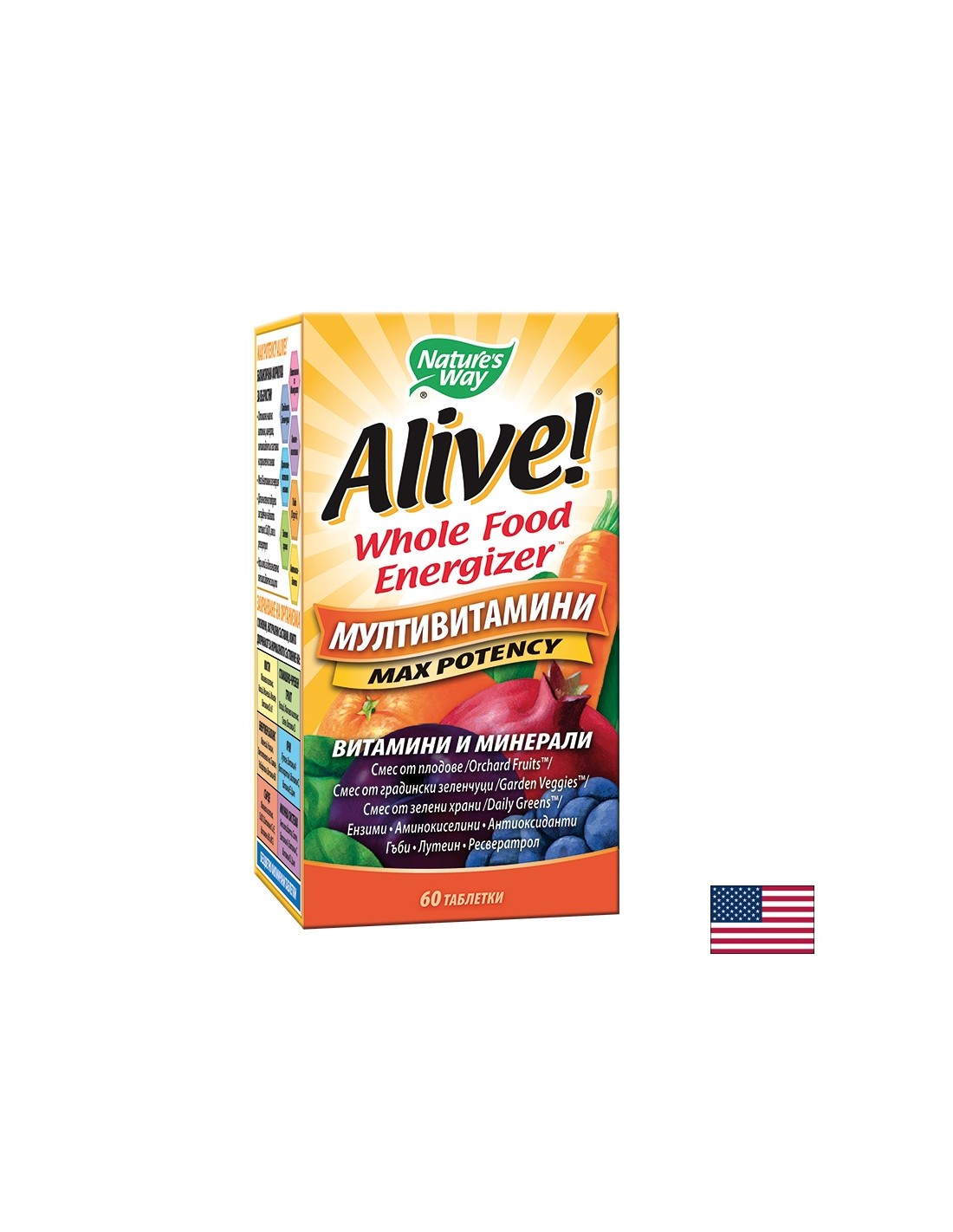 <tc>Alive</tc>! Multivitamin - 60 tableta