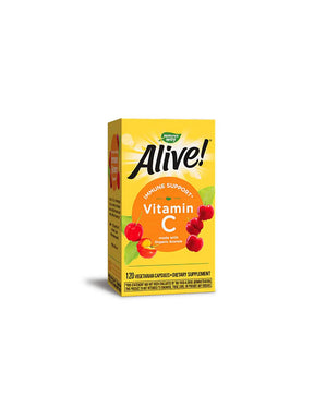 Alive! Vitamin C / Alive! Vitamin C (from acerola organic), 120 capsules Nature's Way - Nutra Best Europe