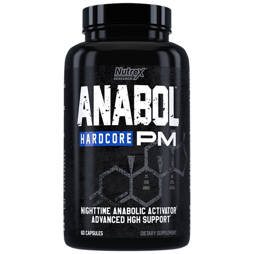 Anabol Hardcore PM | Noćni anabolički aktivator i napredni HGH podrška - 60 kapsula