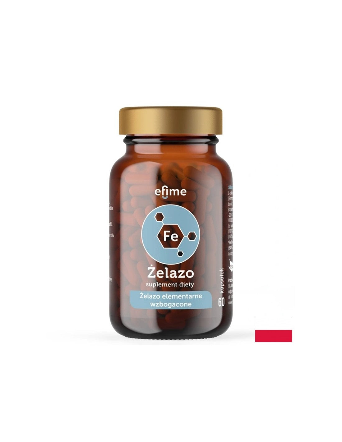 Anemija - željezo + vitamin B6, B12, C, folna kiselina, 60 kapsula