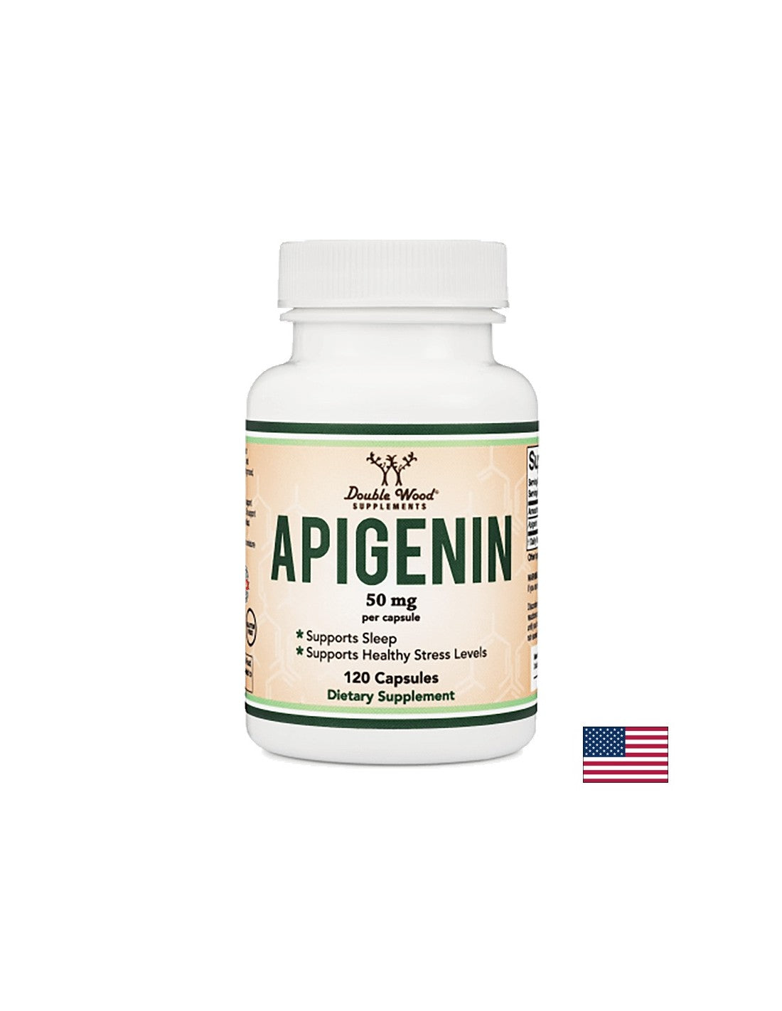 Apigenin, 120 kapsula <tc>Double Wood</tc>