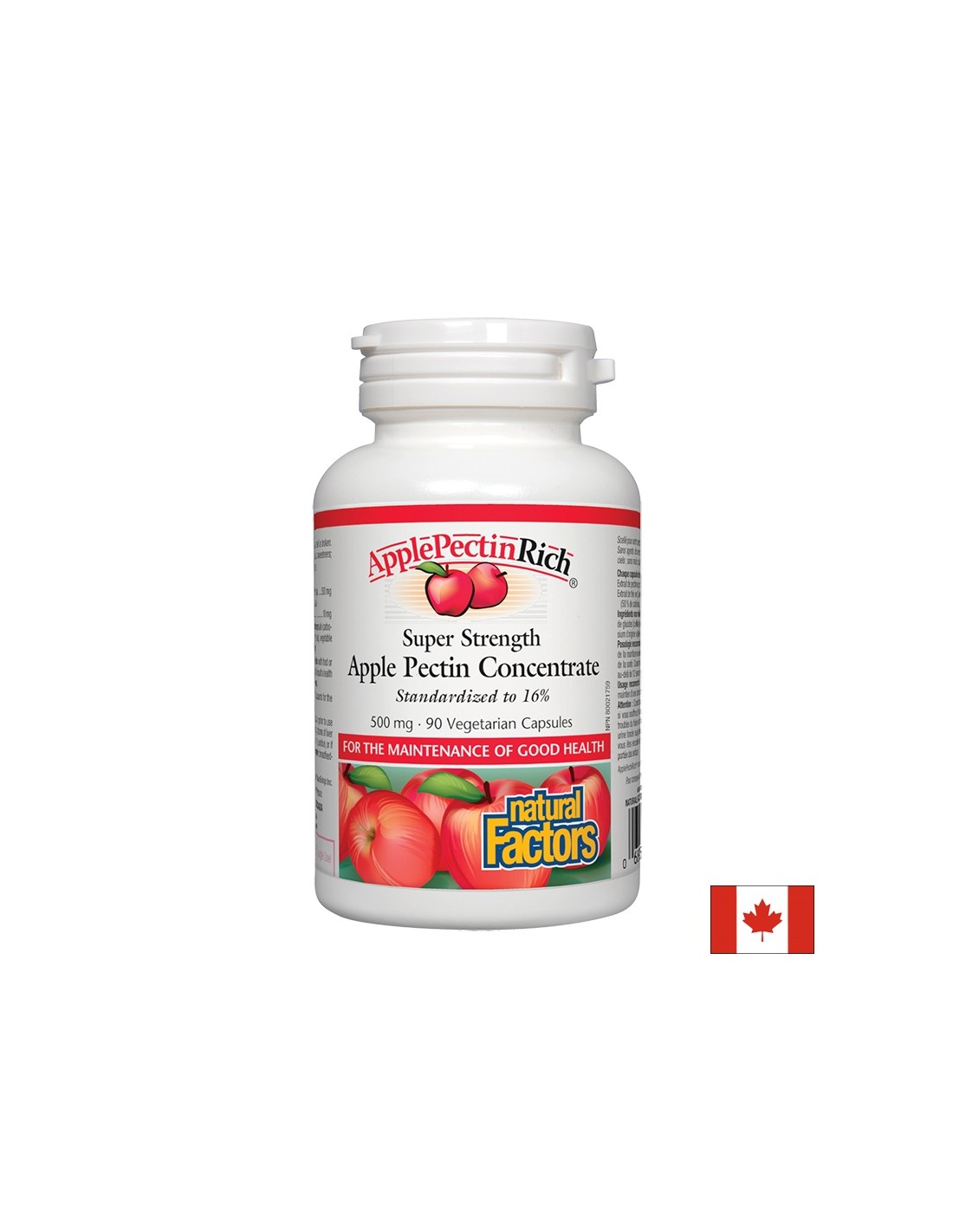 Koncentrat pektina od jabuke 500 mg - 90 kapsula