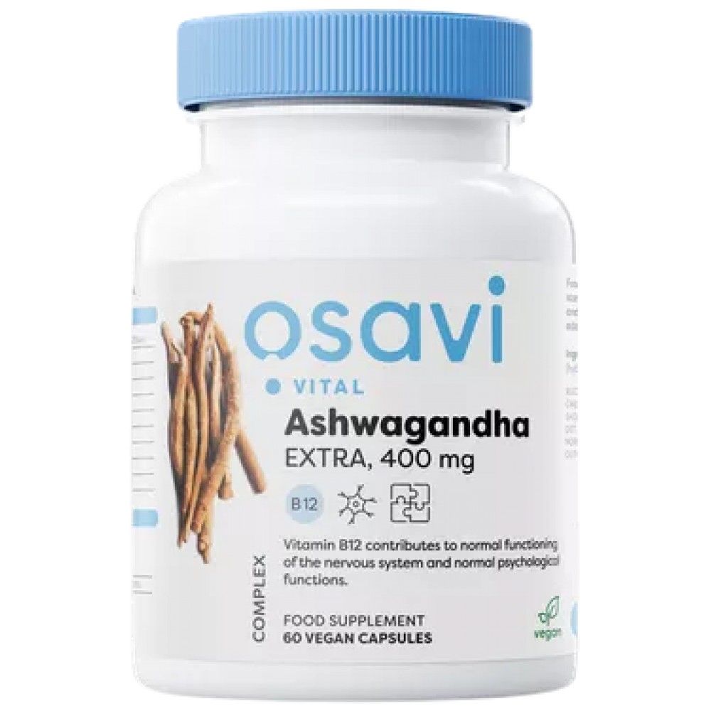 Ashwagandha dodatnih 400 mg - 60 kapsula