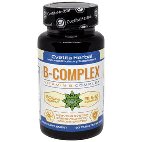 Vitamin B Complex B1-B6-B12 - 90 Tablets - Nutra Best Europe