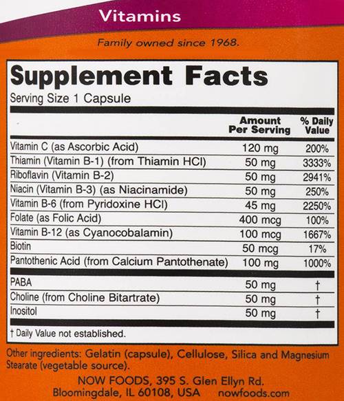 Vitamin B-50 [100 kapsula, 100 doza]