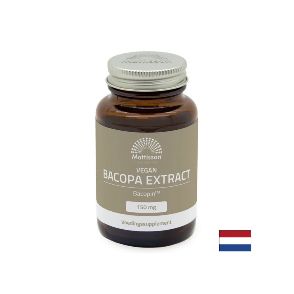 Bacopa Monnieri + cink, vitamin B12 i crni papar Bacopin ™ - koncentracija, pamćenje i mentalna jasnoća, 60 kapsula