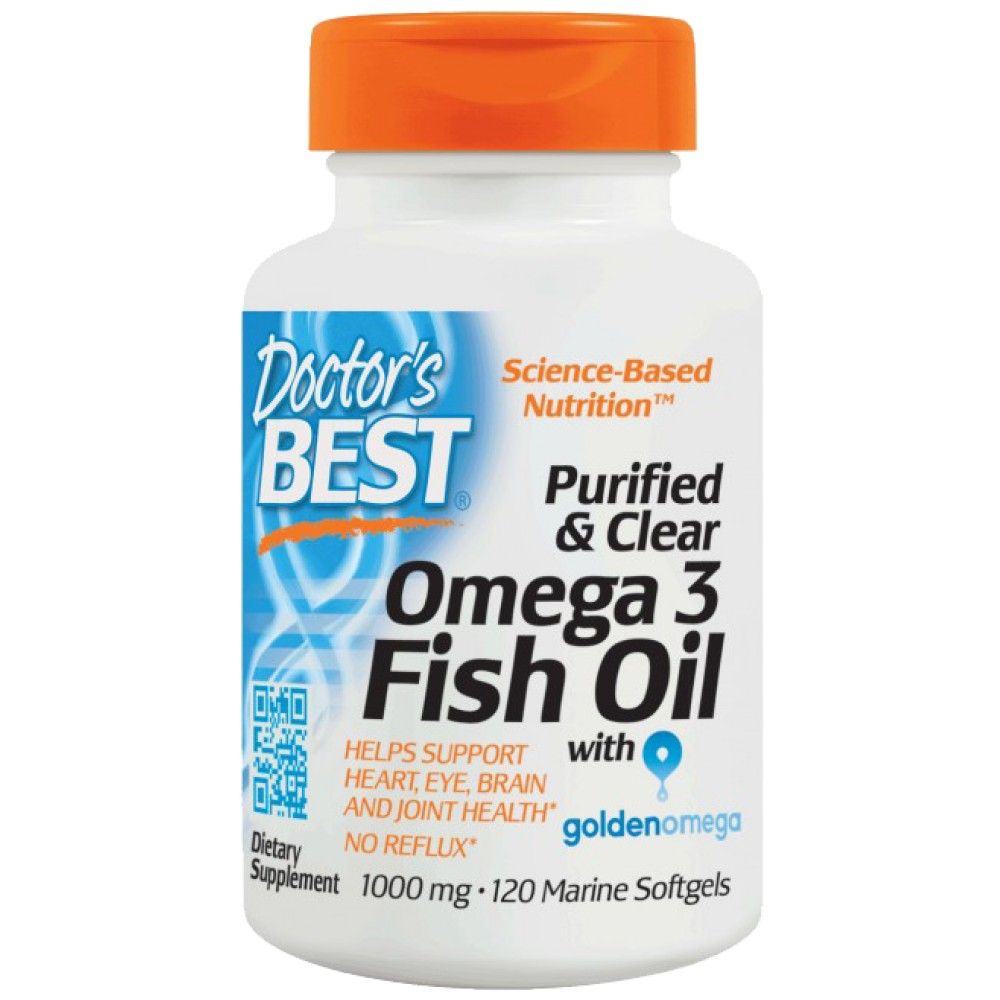 Najbolje omega 3 riblje ulje 1000 mg / pročišćeno i čisto - 120 gel kapsula
