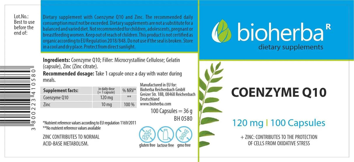 CoQ10 120 mg - 100 kapsula