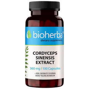 Cordyceps Sinensis 360 mg - 100 capsules - Nutra Best Europe