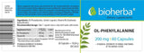 DL -fenilalanin 200 mg - 60 kapsula