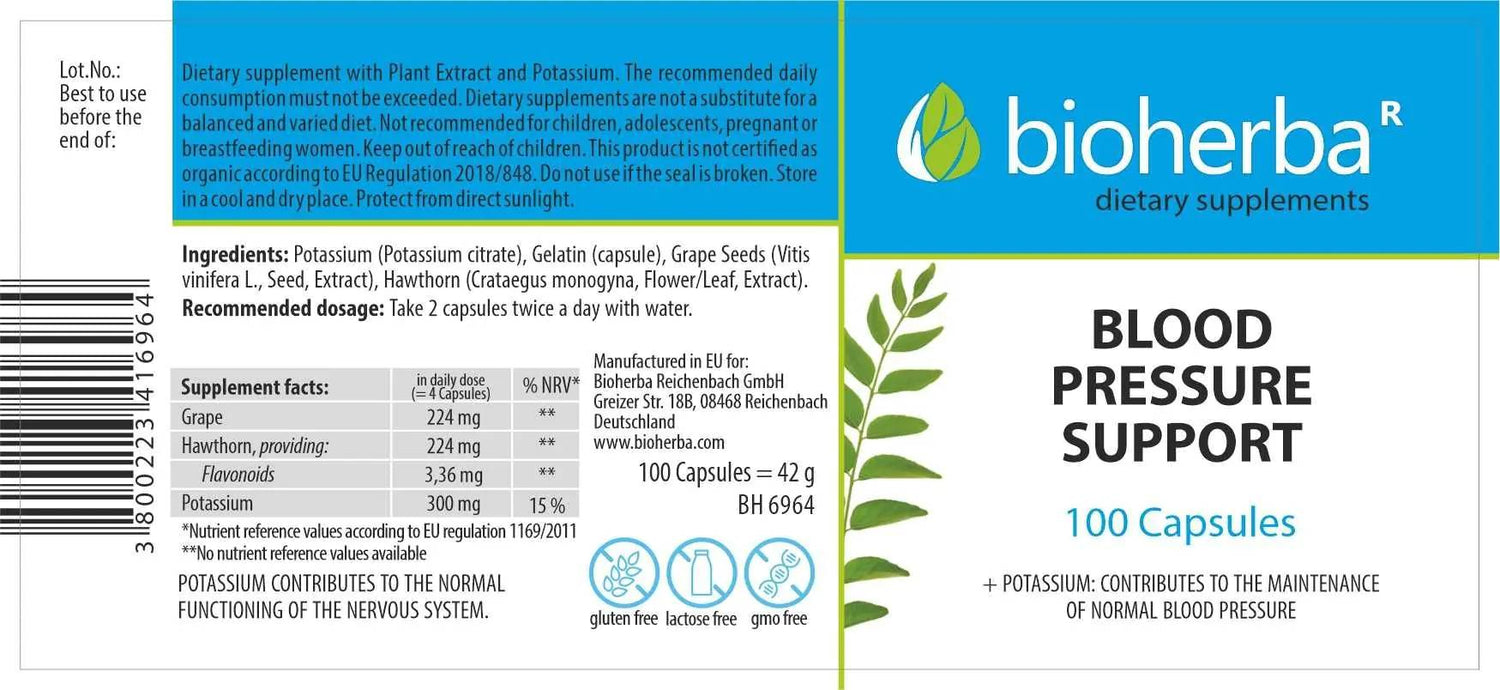 Zdravlje krvnog tlaka - 100 kapsula