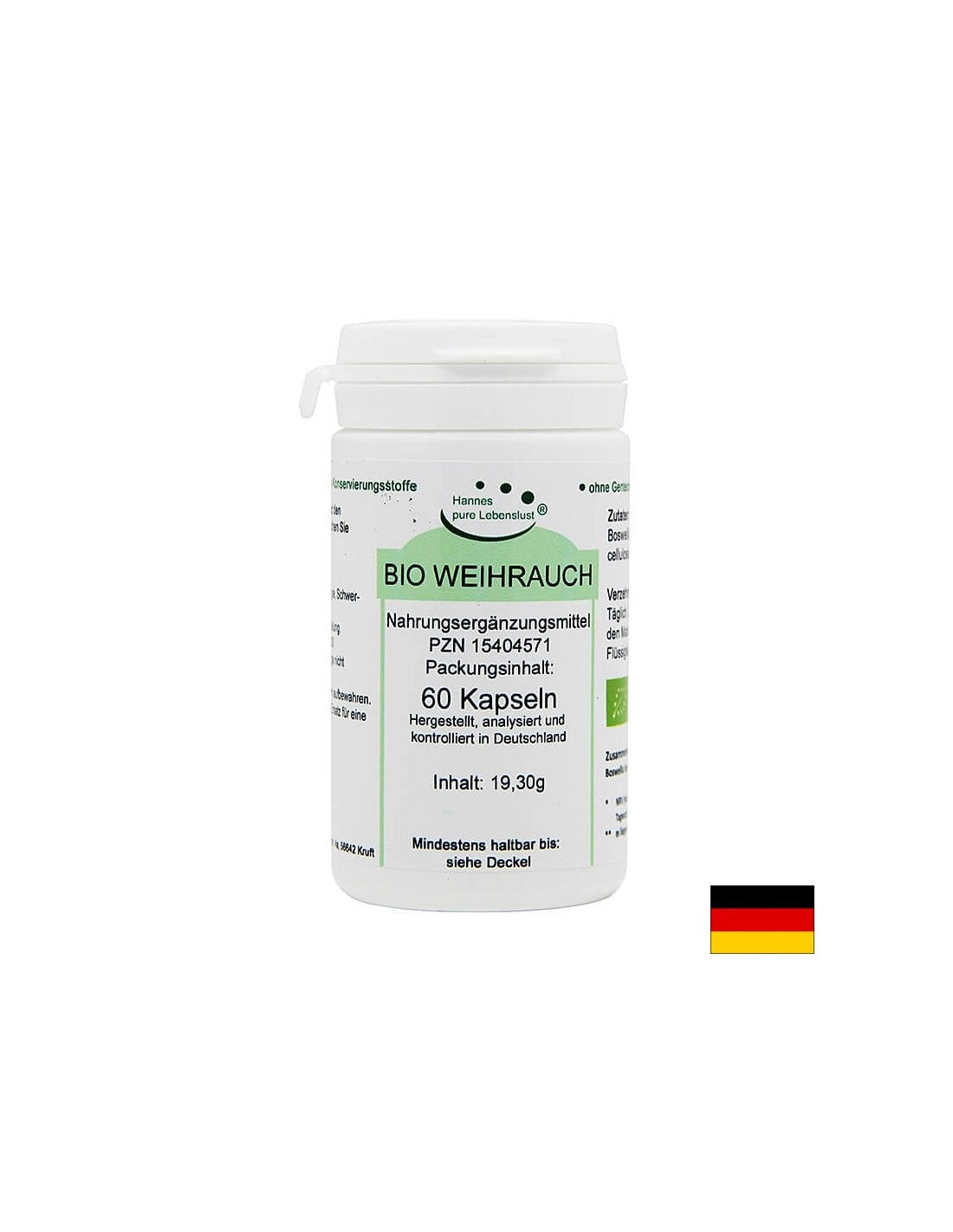 Bio Weihrauch / Bio Boswellia, 60 kapsula el compa